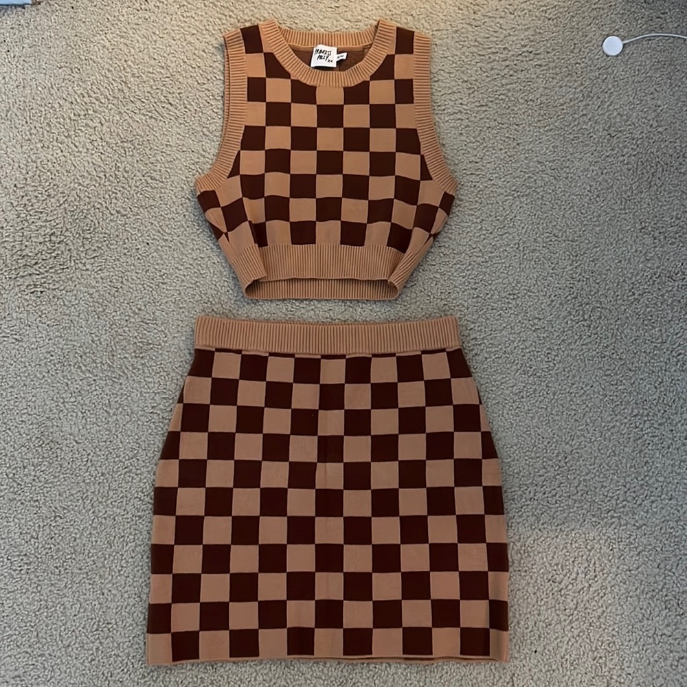 Princess Polly 2 piece skirt set